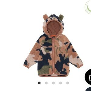 Molo Camouflage Kids Jacket with Ears